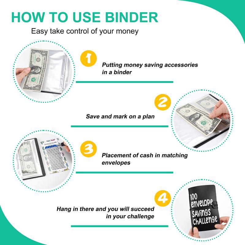 Money Saving Challenge Binder