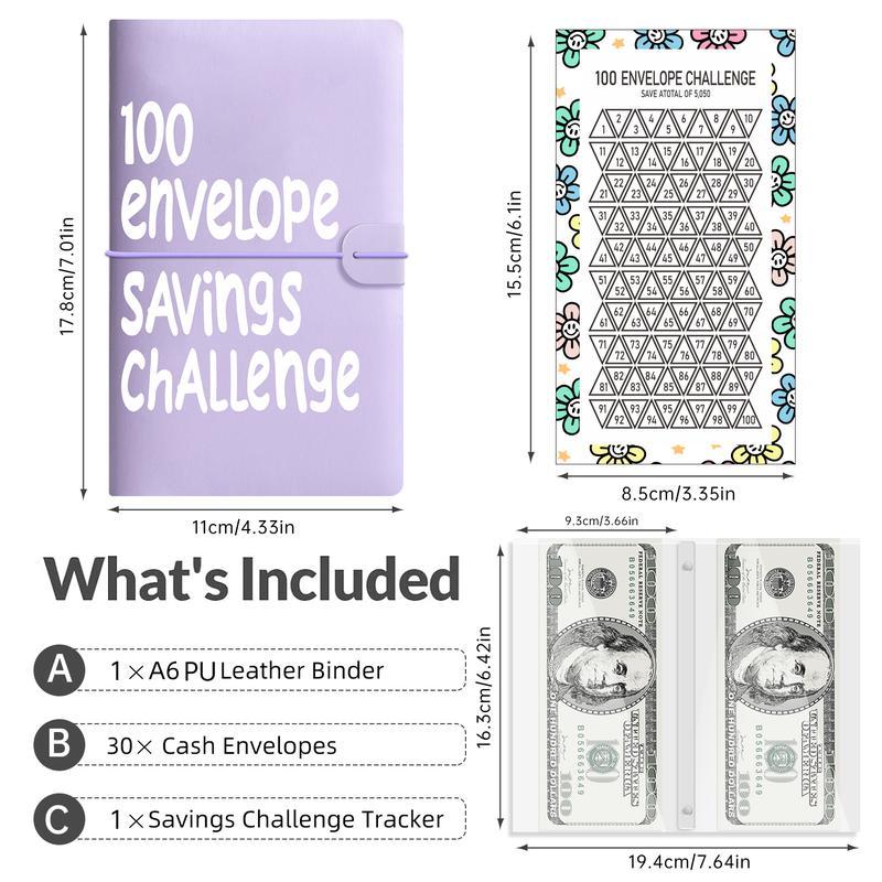 Money Saving Challenge Binder
